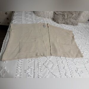 Cocogió Cream Open Front Cardigan One Size